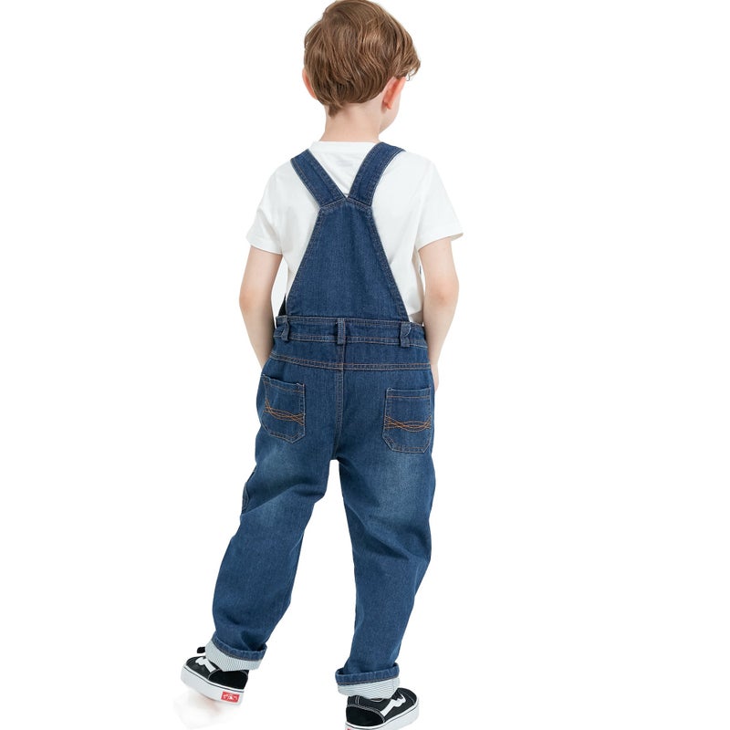 GRANDWISH Boys Casual Denim Bib Overalls 7 - Image 3